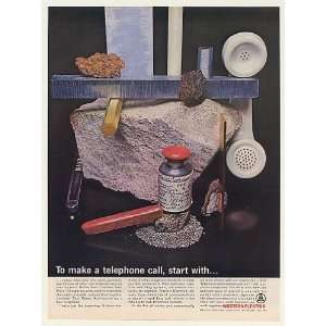  1964 Western Electric Copper Lead Iron Zinc Gold Aluminum 