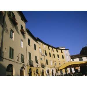 View of Apartment Houses in Luccas Piazza Anfiteatro Photographic 