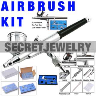   : Professional Dual Action Air Brush Airbrush Spray Gun Paint Tool