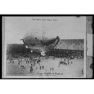  The Detroit news timely topics. Norge dirigible in England 