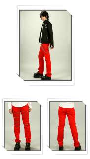 punk zipper lndependent visual goth clothes rock pants  