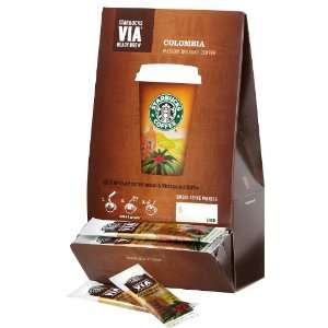 Starbucks VIA Ready Brew Columbia Coffee, 3.3 g Packages, 50 ct 