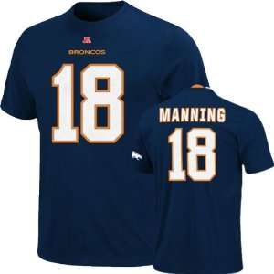  Peyton Manning Navy #18 Denver Broncos Eligible Receiver 