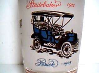 14pc Vintage 1950s Cocktail Shaker Set w Antique Autos  