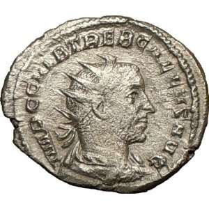  TREBONIANUS GALLUS 251AD Ancient Silver Roman Coin Pietas 