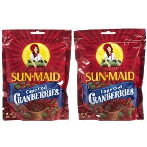 Sun Maid Cape Cod Cranberries, 6 oz, 2 pk  Grocery 