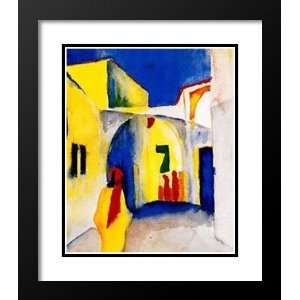   and Double Matted Art 33x41 Blick in Eine Gasse