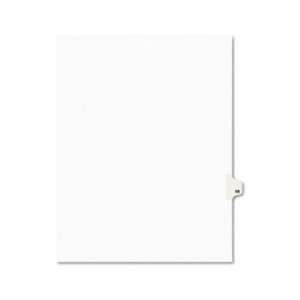 Avery Style Legal Side Tab Divider, Title 68, Letter, White, 25/Pack