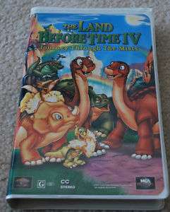 THE LAND BEFORE TIME IV JOURNEY THROUGH MIST VHS VIDEO 096898239639 