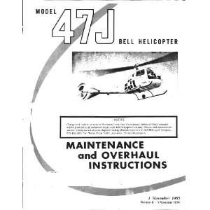  Bell Helicopter 47 J Overhaul and Maintenance Manual Bell 