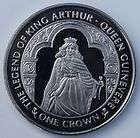   isle of man Unc. Cupro Nickel King Arthur Coins Queen Guinevere Coin
