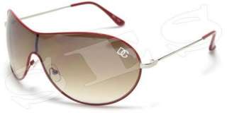 DG Eyewear Sunglasses Shades Womens Aviator Red  