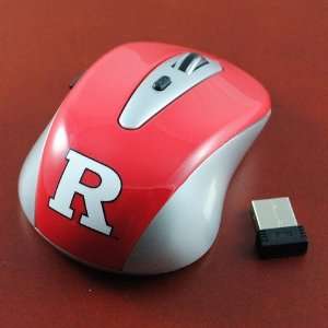    Rutgers Scarlet Knights Wireless Mouse  Computer Mouse Electronics