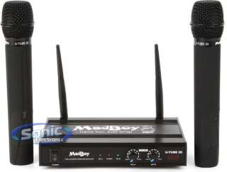 Madboy U TUBE 20 VHF Dual Wireless Microphone System  