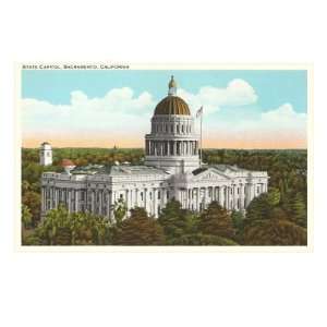  State Capitol, Sacramento, California Giclee Poster Print 