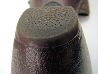 BORN Brown Leather Buckle High Slide Sandal Mule 36.5 6  