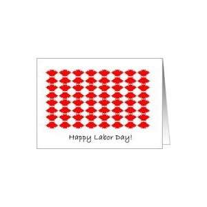  Maple Leaves   Happy Labor Day Canada Card Health 