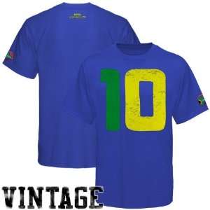  Sportiqe ESPN Brazil Royal Blue 10 Vintage T shirt Sports 