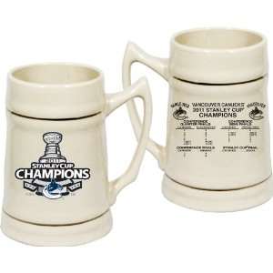 NHL Vancouver Canucks 2010 2011 Stanley Cup Champions 24 Ounce Stein 