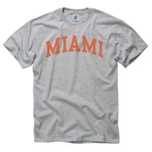  Miami Hurricanes Youth Sport Grey Arch T Shirt