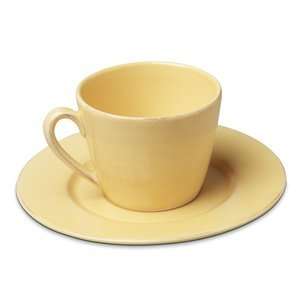  Yellow Cup and Saucer 