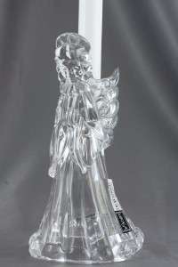 Mikasa Crystal Venetian Christmas Angel Candleholder  