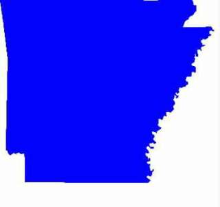 Coroplast Arkansas Shape Sign Choose Size & Color Make Your Own Sign 