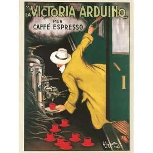 Victoria Arduino, 1922 by Leonetto Cappiello. Size 29.50 X 21.50 Art 