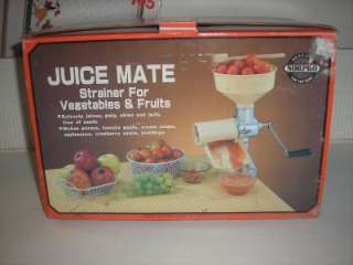 VINTAGE KITCHEN NORPRO JUICE MATE STRAINER FOR VEGETABLES & FRUITS 