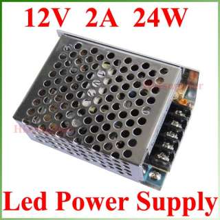 12V 2A 24W Switch Power Supply Driver For LED Lights  
