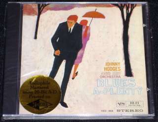 24K Gold CD VSCD8358 Blues A Plenty Johnny Hodges New  