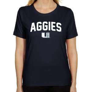  Utah State Aggies Ladies Mascot Logo Classic Fit T Shirt 