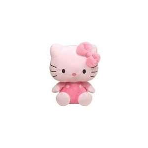  Ty Beanie Baby Hello Kitty Pretty in Pink Overalls Plush 