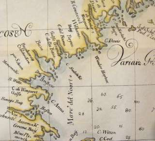America New England Massachusetts Cape Cod c1647 Map  