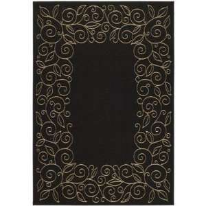  Safavieh Courtyard Collection CY5139D Black and Sand 
