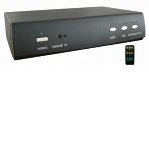 Vanco 280326 Digital Analog Selector with IR Remote  