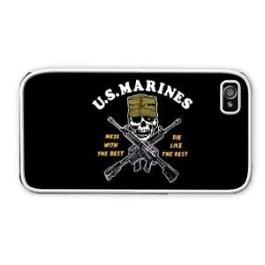  US Marines Mess With The Best Apple iPhone 4 4S Case Cover 