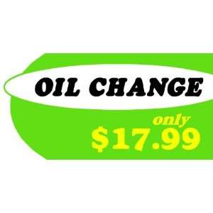  3x6 Vinyl Banner   Oil Change Deal 
