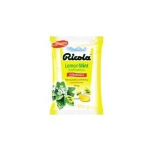   Ricola Throat Drop Sugar Free Lemon Mint 24X19
