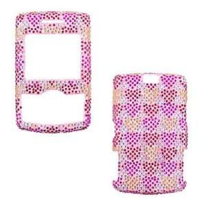  Full Diamond Pink Heart Design Snap on Hard Cover Skin 