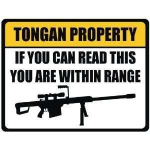  New Caution  Tongan Property  Tonga Parking Sign 