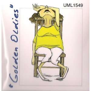   Golden Oldies Rubber Stamp // Art Impressions Arts, Crafts & Sewing