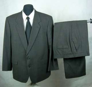 ANDRE VACHON Mens PURE WOOL Suit size 46 R  