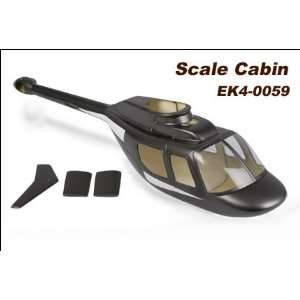  Scale Cabin 652.5*103.5*125.5mm (silver)Jet Ranger Toys 