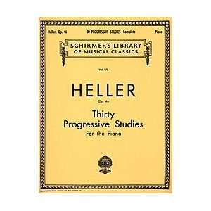  Heller Op. 46 Thirty Progressive Studies for the Piano 