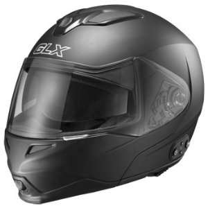   Face Modular Flip Up Motorcycle Helmet Matte Black Medium Automotive