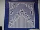 Fine Curtain Sheer String Lace White Color NWT Europe  6487