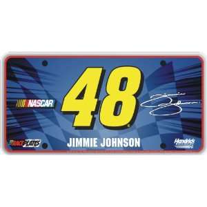   Plates Signature Series #48 Jimmie Johnson License Plate Automotive