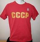 Vtg 1990s KGB SOVIET UNION FLAG IMAGE USSR T Shirt L  
