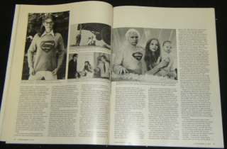 SUPERMAN THE MOVIE in US Magazine December 12,1978  